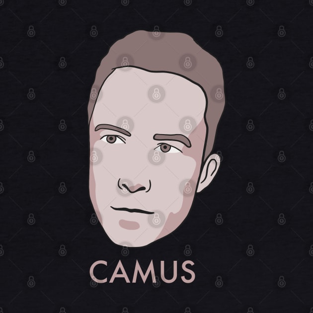 Portrait of Albert Camus - French Philosophy Existentialist by isstgeschichte